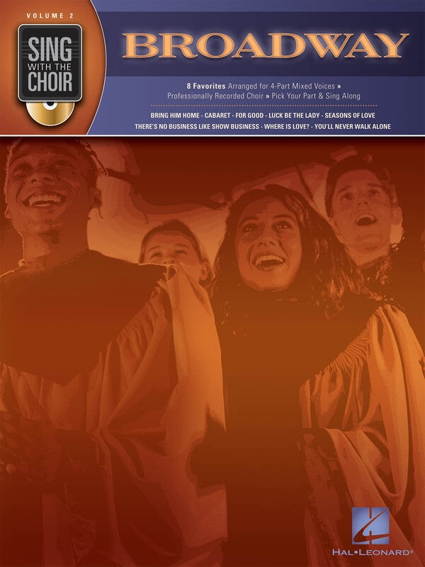 Broadway Sing With The Choir Bk/Cd V2