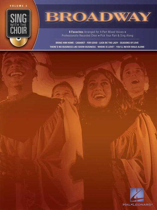 Broadway Sing With The Choir Bk/Cd V2