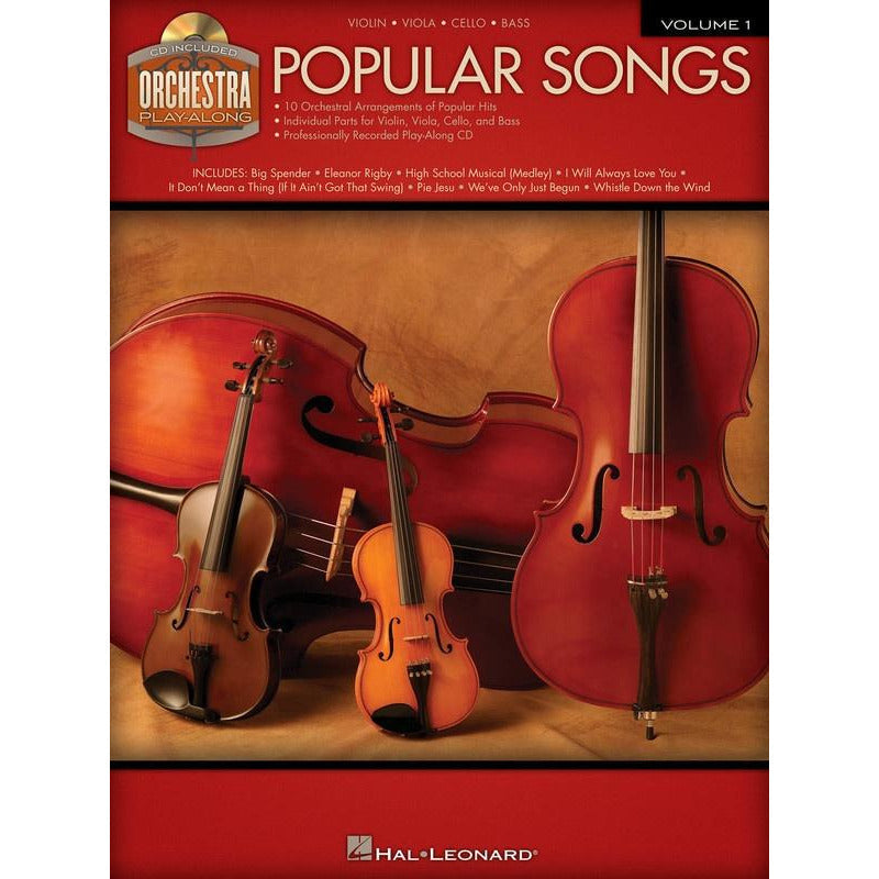 Orchestra Play Along Volume 1 Popular Songs Book/Cd