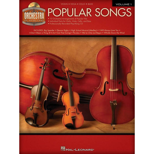 Orchestra Play Along Volume 1 Popular Songs Book/Cd