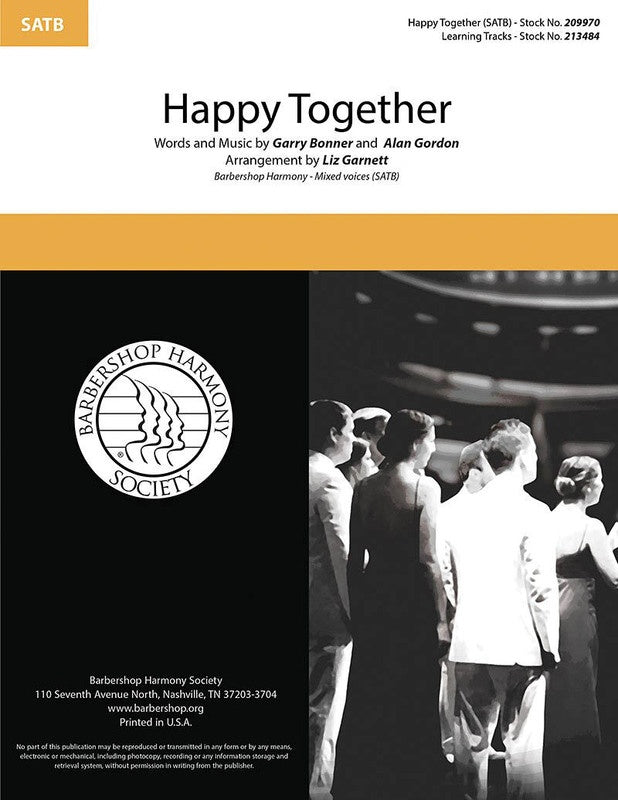 Happy Together Satb A Cappella