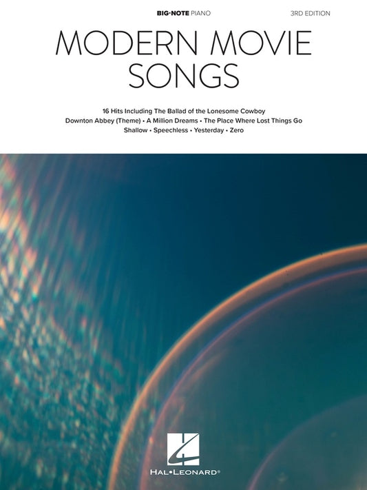 Modern Movie Songs Big Note Piano 3Rd Edition