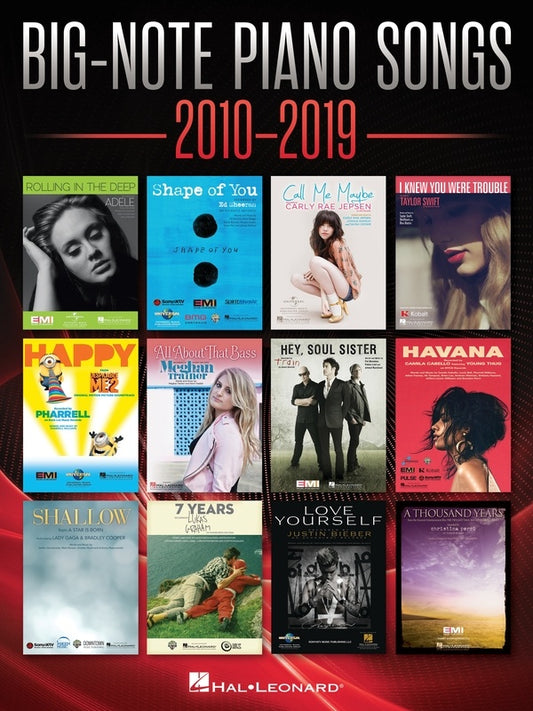 Big Note Piano Songs 2010-2019