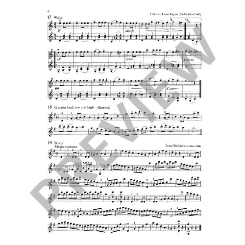 The Doflein Method Volume 3 - Second And Third Positions Violin Book