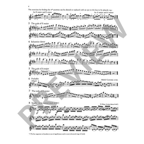The Doflein Method Volume 5 -  The High Positions Violin Book
