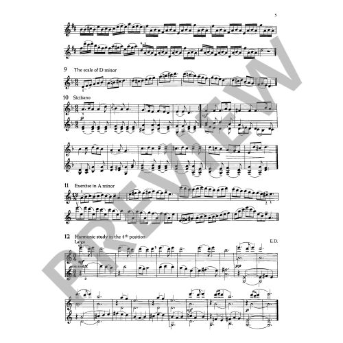 The Doflein Method Volume 5 -  The High Positions Violin Book