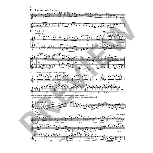 The Doflein Method Volume 5 -  The High Positions Violin Book