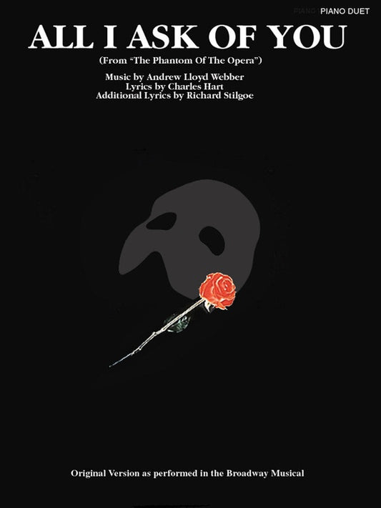 All I Ask Of You S/S Piano Duet