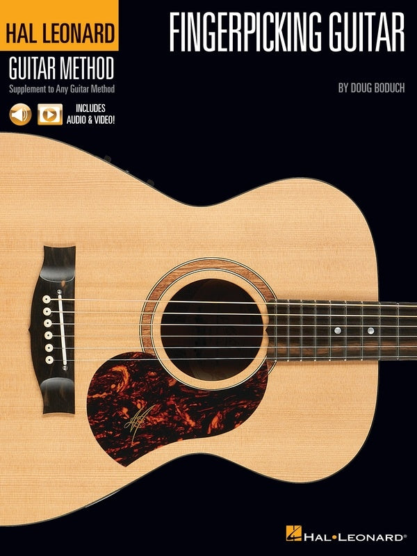 Hal Leonard Guitar Method -  Fingerpicking Guitar Book/Olm