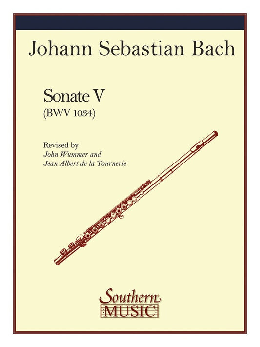 Bach - Sonata No 5 E Minor Bwv 1034 Flute/Piano (Pod)