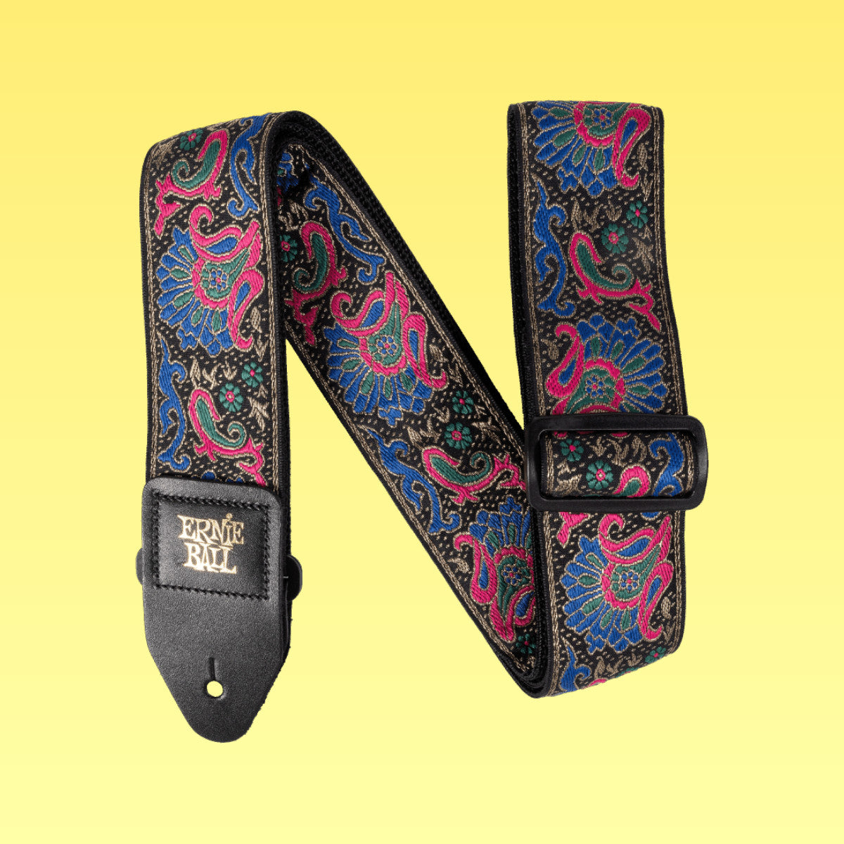 Ernie Ball Classic Jacquard Guitar/Bass Strap - Scales and Feathers (New)