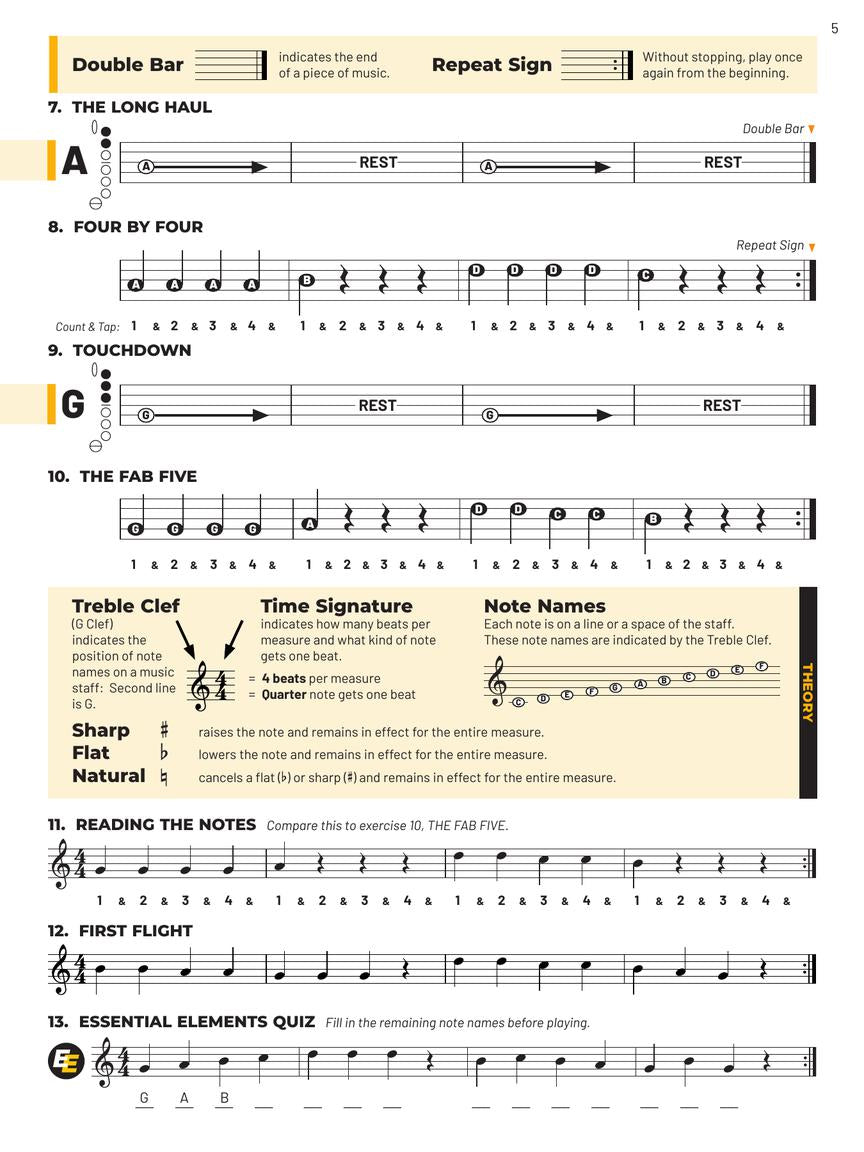 Essential Elements For Band Alto Saxophone Book 1 (Book/Olm) - New Edition Release 2025