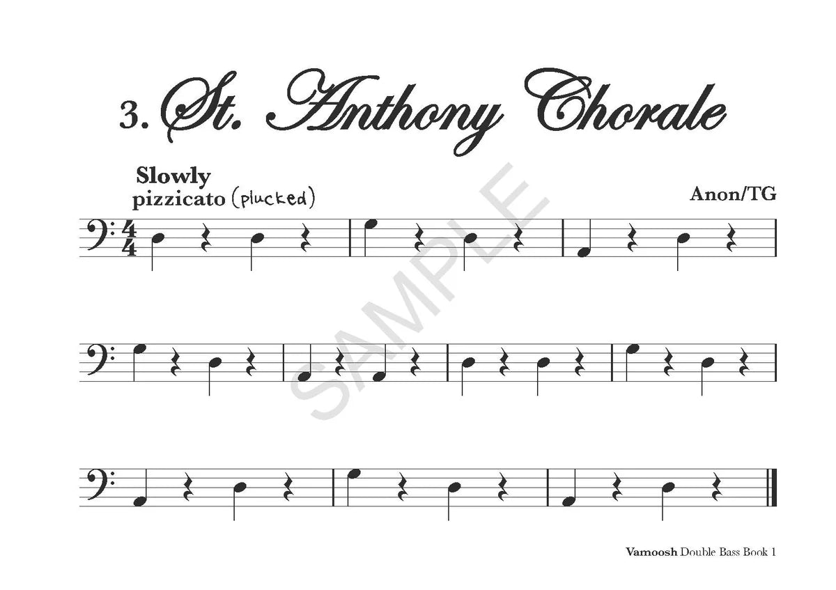 Thomas Gregory - Vamoosh Double Bass Book 1 (Book/Online Audio)