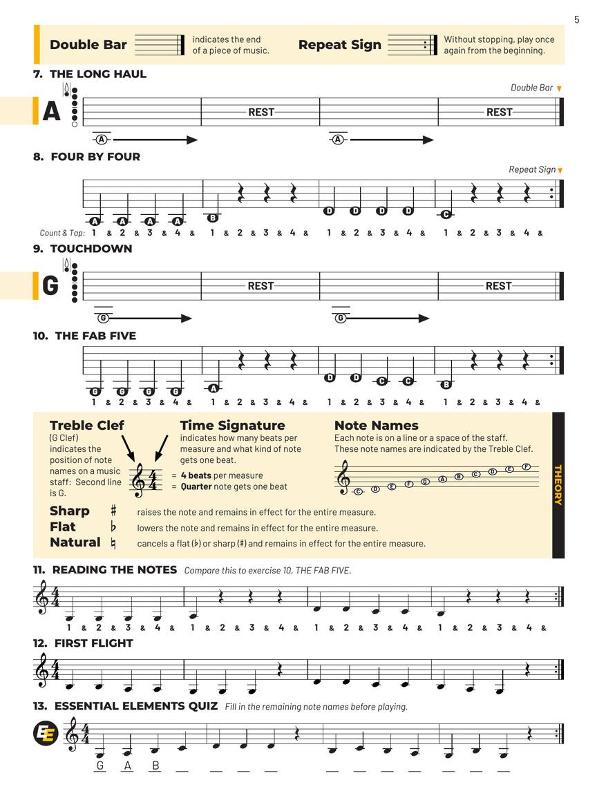 Essential Elements For Band Alto Clarinet Book 1 (Book/Olm) New Edition Release 2025