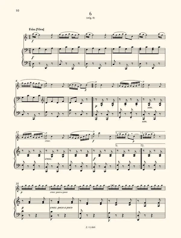 Zoltan Kodaly - Childrens Dances for Flute and Piano Book