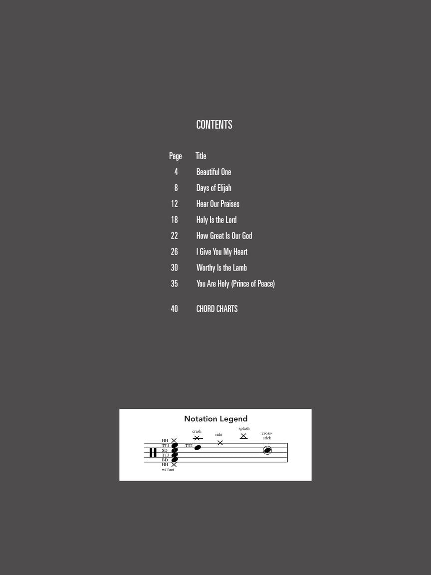 Modern Worship Drum Play Along Volume 27 Book/Ola