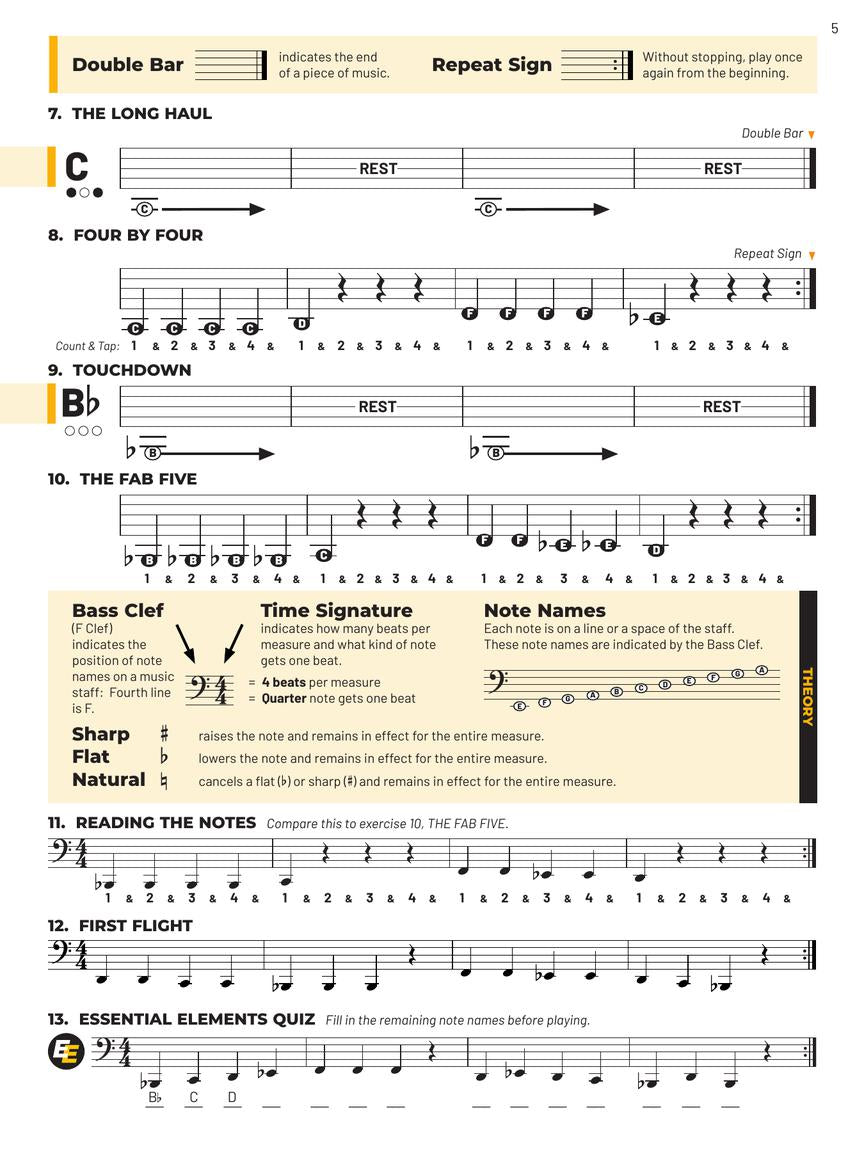 Essential Elements For Band Tuba Book 1 (Book/Olm) New Edition Release 2025