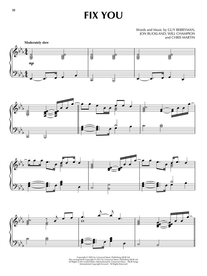 Glee Piano Solos Book - 14 Hit Songs