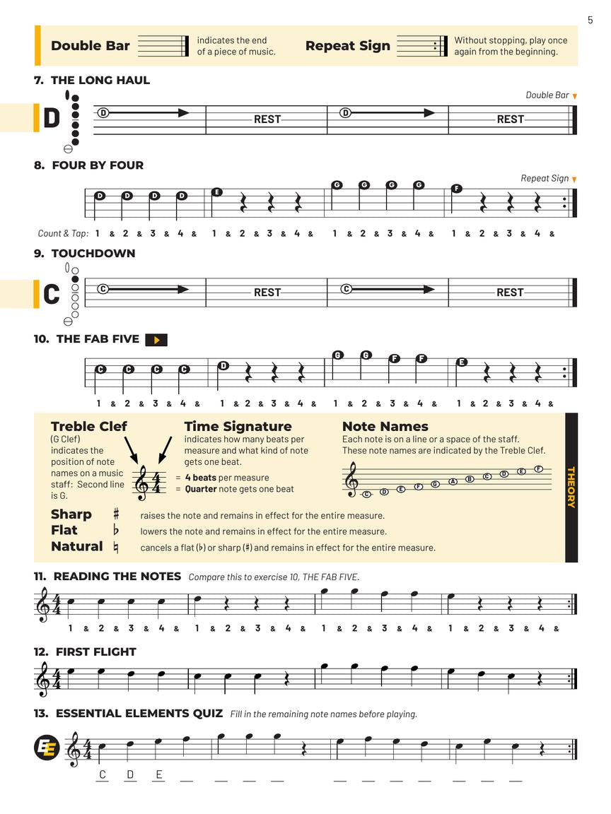 Essential Elements For Band Tenor Saxophone Book 1 (Book/Olm) - New Edition Release 2025