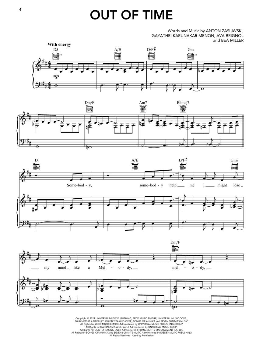 Zedd - Telos Piano/Vocal/Guitar Songbook - New