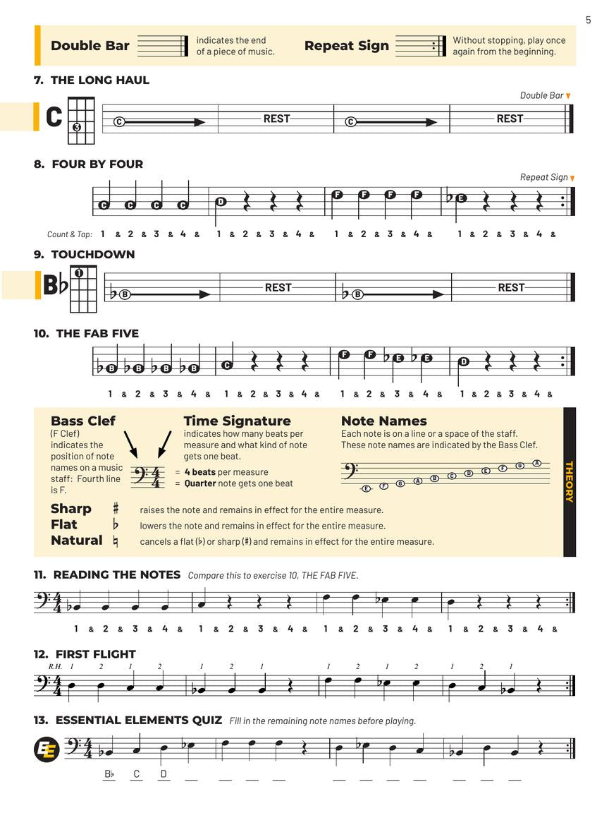 Essential Elements For Band Electric Bass Book 1 (Book/Olm) - New Edition Release 2025