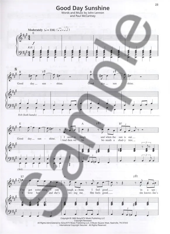 Lennon & McCartney Keyboard Play Along Book/CD