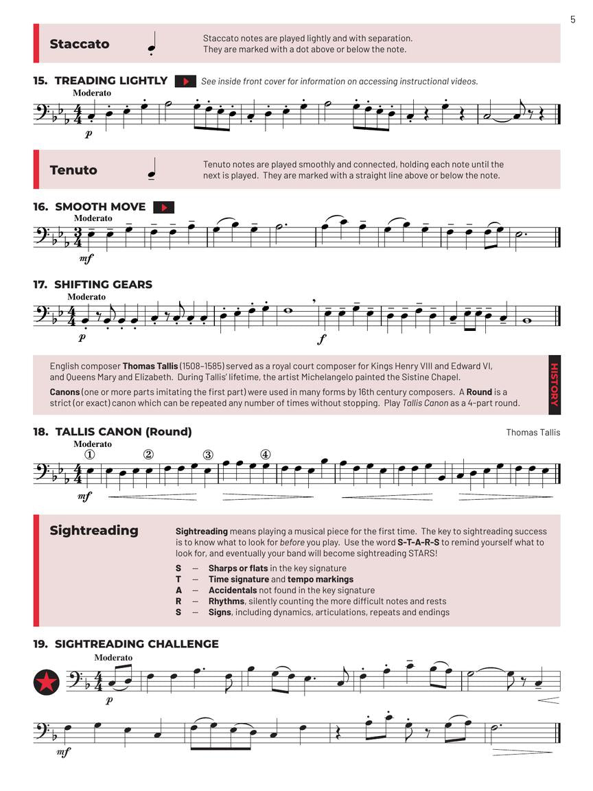 Essential Elements For Band Baritone Bass Clef Book 2 (Book/Olm) New Edition Release 2025
