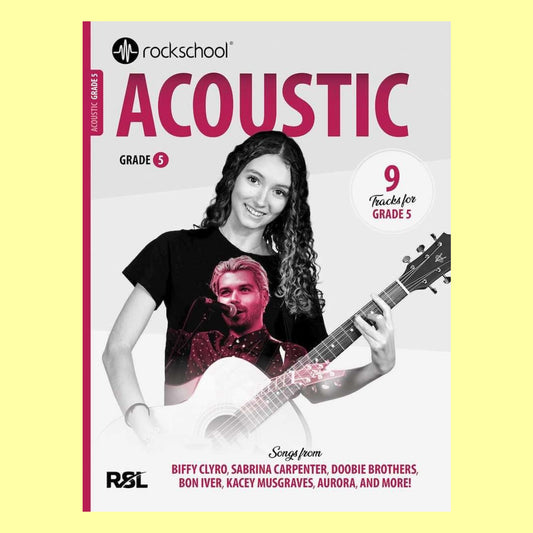 Rockschool Acoustic Guitar Grade 5 (2026 Edition) Book with Online Audio