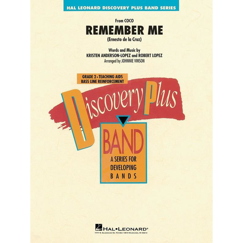 REMEMBER ME (FROM COCO) CB2 SC/PTS - Music2u