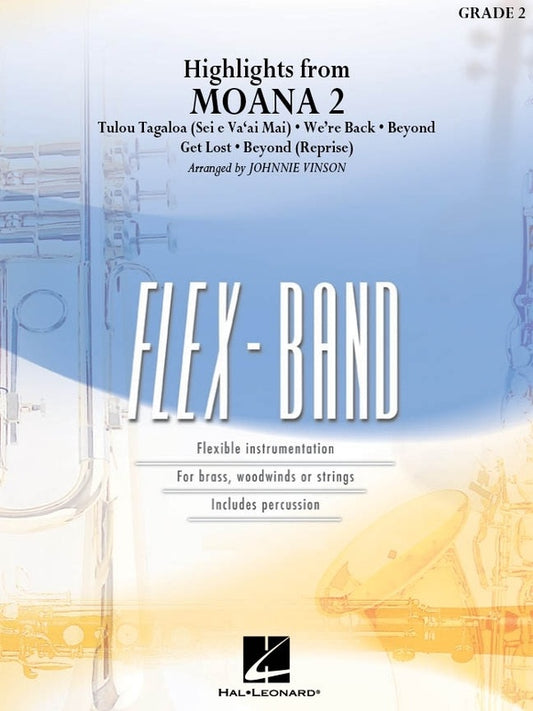 Highlights From Moana 2 For Flexband - Grade 2 Score/Parts