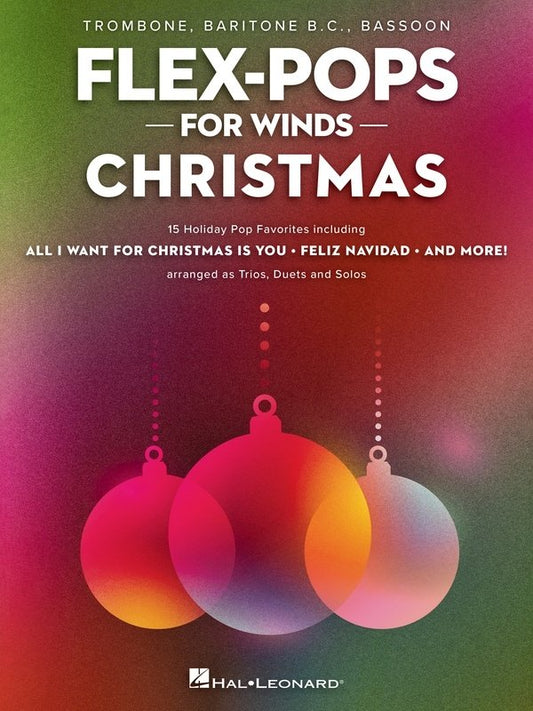 Flex-Pops For Winds Christmas Trombone/Baritone/Bassoon
