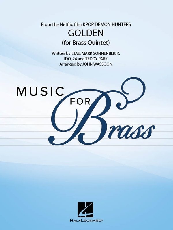 Golden (From Kpop Demon Hunters) For Brass Quintet Sc/Pts - Hal Leonard