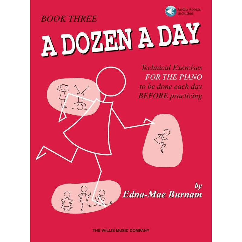 A Dozen A Day For The Piano - Book 3 (Book/Ola)