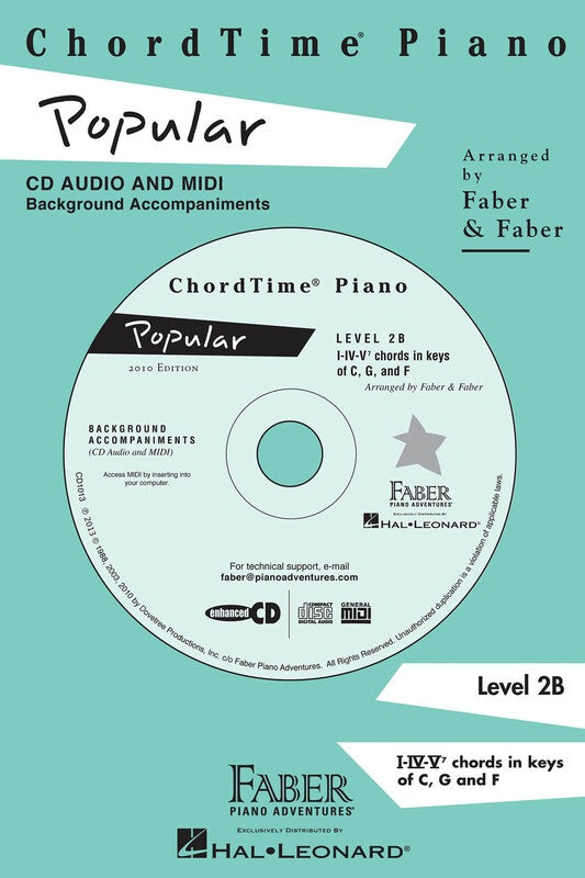Chord Time Piano Popular Level 2B Cd