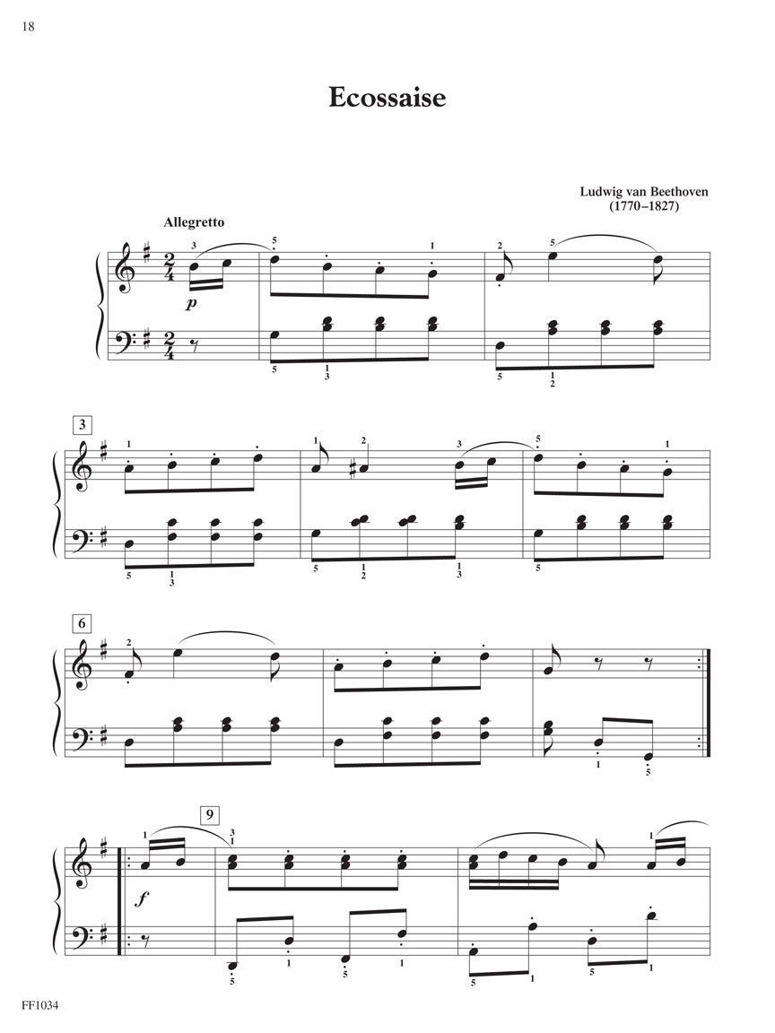 Faber Piano Literature - Developing Artist Piano Classics Book 2 (Revised Edition)