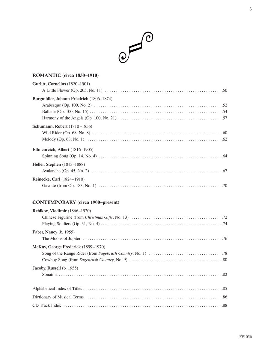 Faber Piano Literature - Developing Artist Piano Classics Book 3 (Revised Edition)