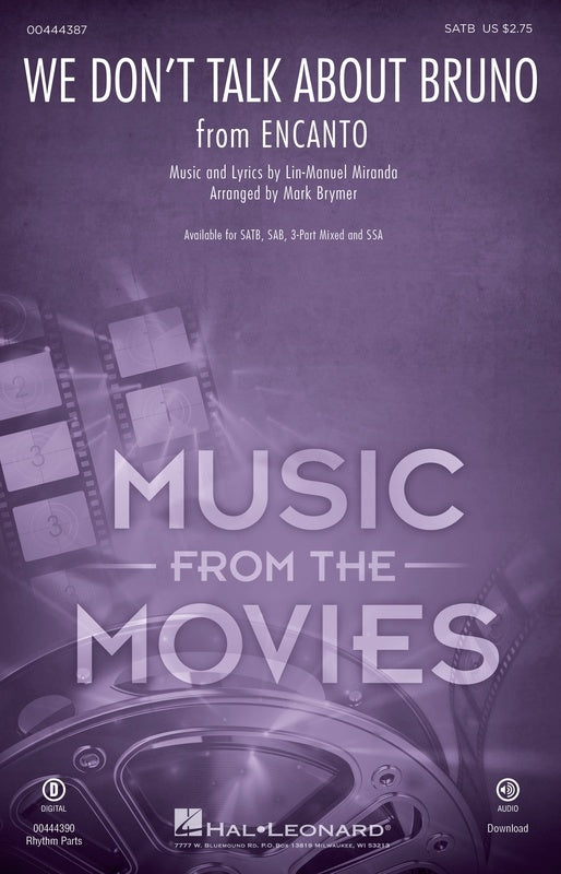 We Dont Talk About Bruno SATB Vocal Sheet Music