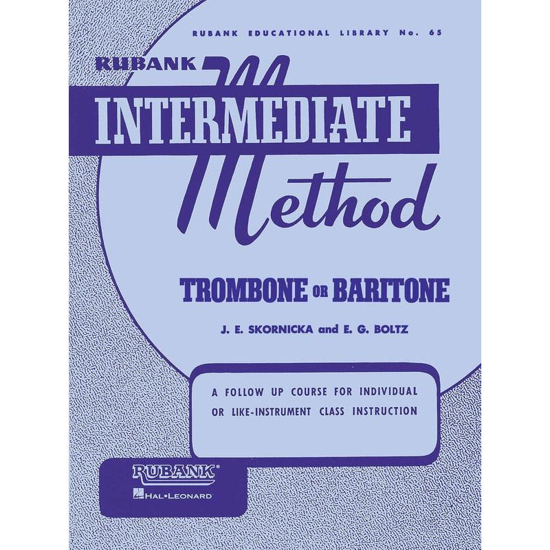 RUBANK INTERMEDIATE METHOD TROMBONE - Music2u