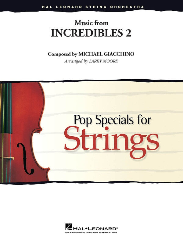 Music From The Incredibles 2 So3-4 Sc/Pts