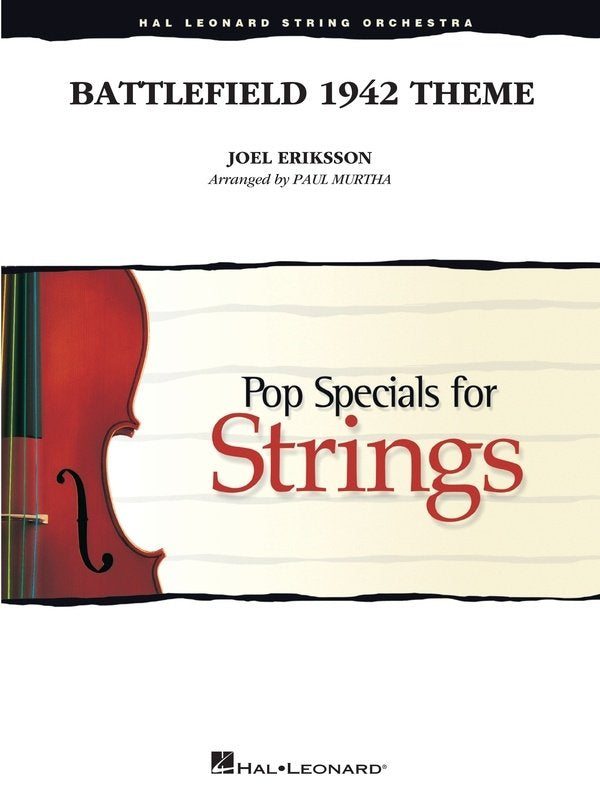 Battlefield 1942 Theme For String Orchestra So3-4 Sc/Pts - Hal Leonard