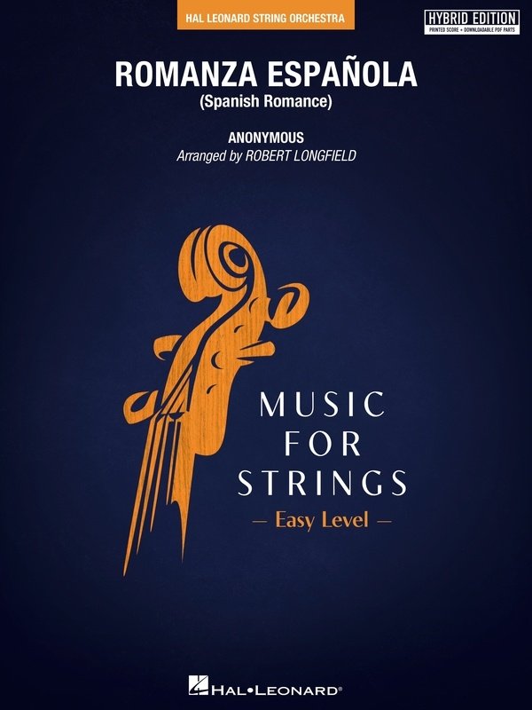 Romanza Espanola For String Orchestra So2 Hybrid Ed Sc/Olm - Hal Leonard
