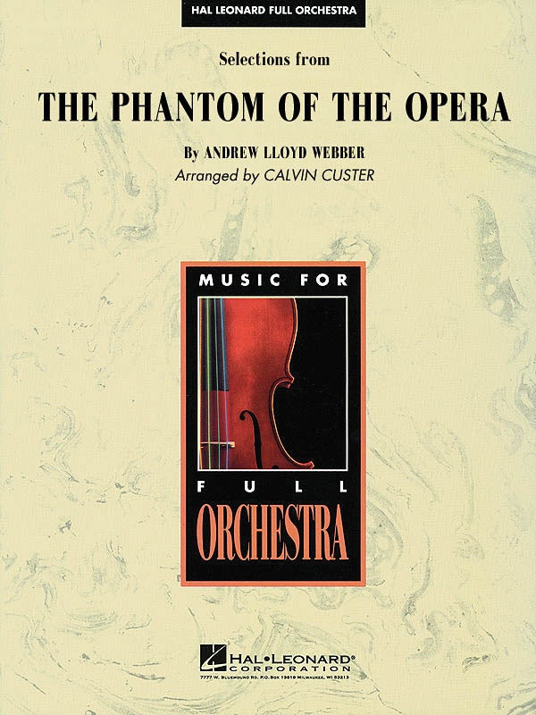 Selections From The Phantom Of Opera Fo3-4 Sc/Pts