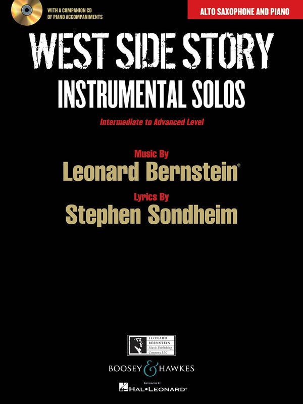 West Side Story Alto Sax And Piano Bk/Cd Int-Adv