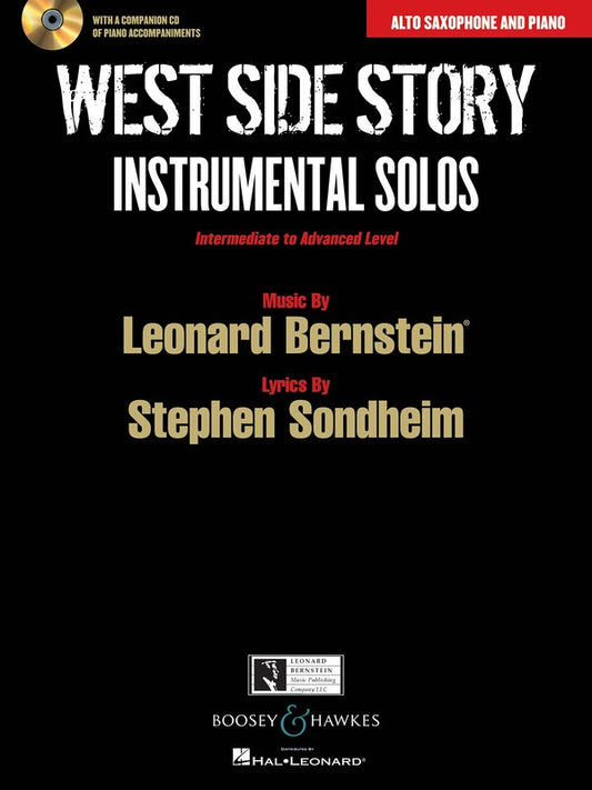 West Side Story Alto Sax And Piano Bk/Cd Int-Adv