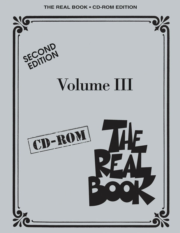 Real Book Cd Rom Sheet Music V3 2Nd Ed