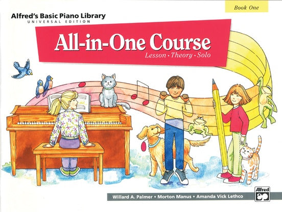 Alfreds Basic All-In-One Course - Book 1 (Universal Edition) Piano & Keyboard