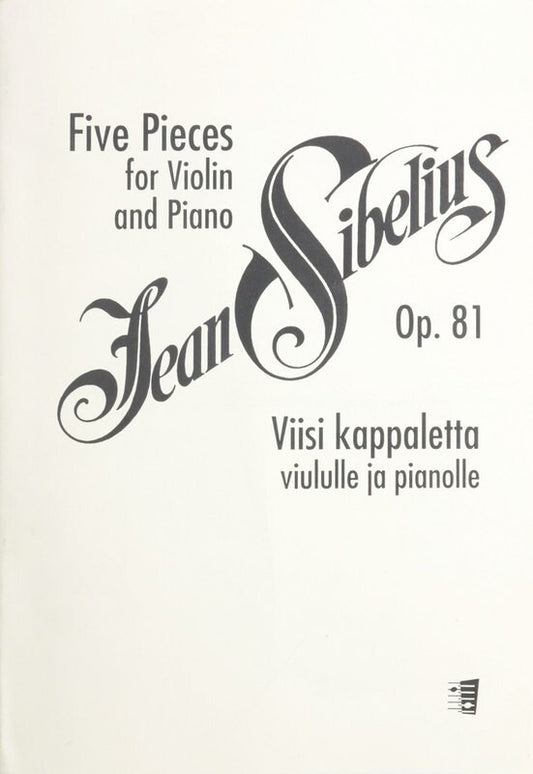 Sibelius - 5 Pieces Op 81 Violin/Piano