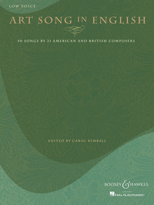 Art Song In English Low Voice