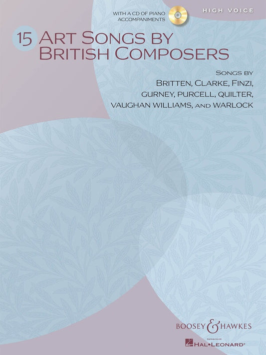 Art Songs 15 By British Composers High Bk/Cd