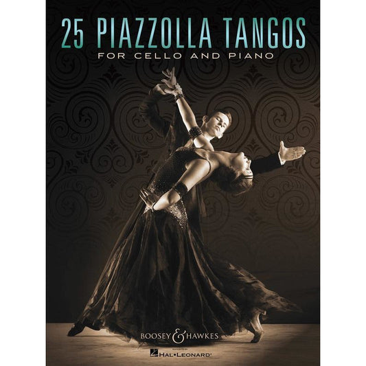 25 Piazzolla Tangos For Cello/Piano Book